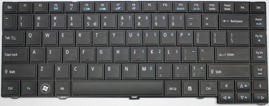 Acer Travelmate 4750Z Keyboard