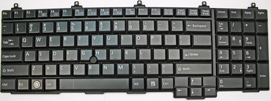Fujitsu LifeBook S26391-K357-V310 (Black) Keyboard