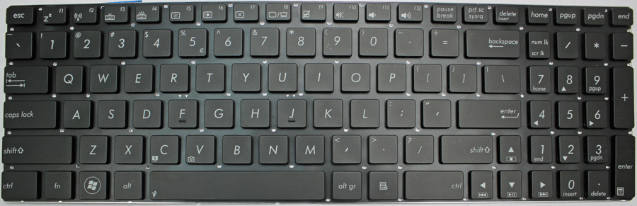 Asus ZenBook U500 Keyboard