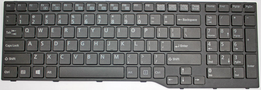 Fujitsu LifeBook E554 Keyboard