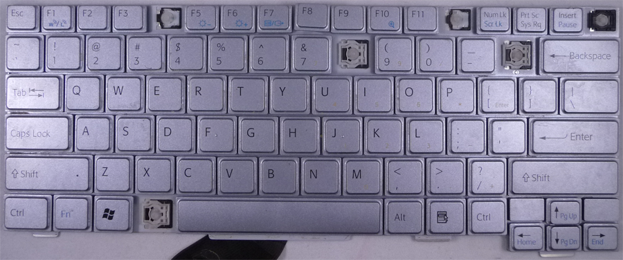 Sony VGN-TX PCG-4F2L Keyboard