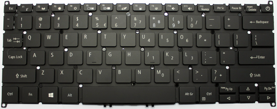 Acer Swift 3 SF314-54-552V (Black) keyboard layout