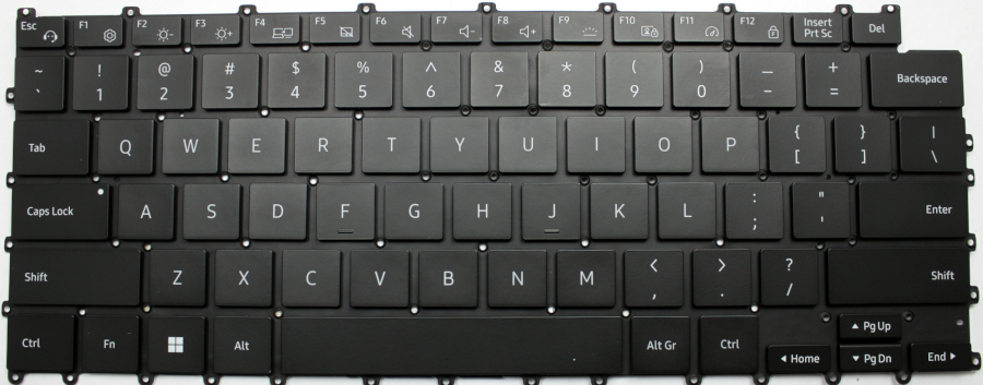 Samsung Galaxy Book2 Pro NP930XED (Black) Keyboard