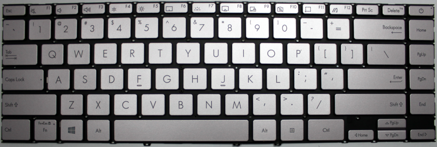 Asus ZenBook 14 UX425IA (Silver) Keyboard
