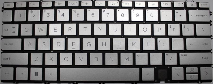 HP Spectre X360 14-EF2013DX (Silver) Keyboard
