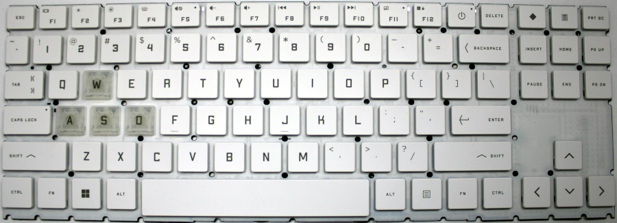 HP Omen Transcend 16-V000 (White) Keyboard