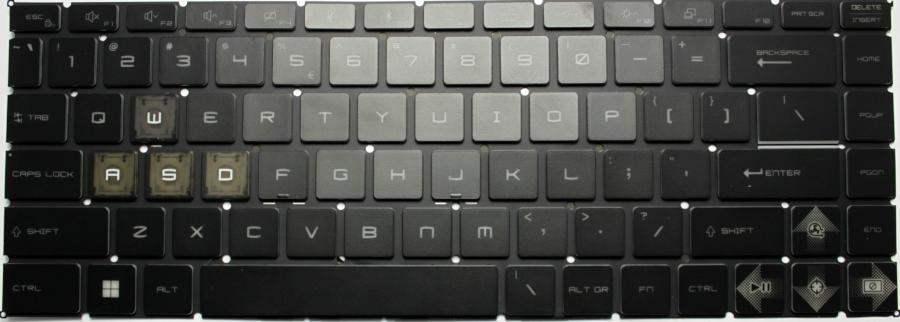 MSI Thin 15-B13VE Keyboard