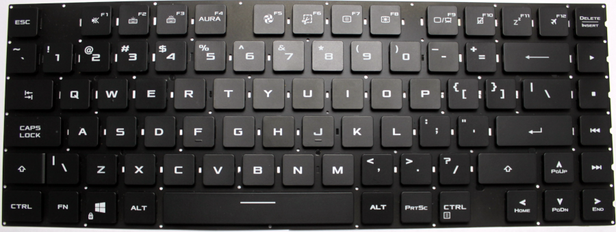Asus ROG Strix Scar 15 G533QS Keyboard