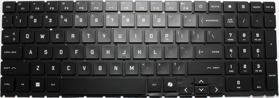 HP OMEN 16-AM0036NS Keyboard