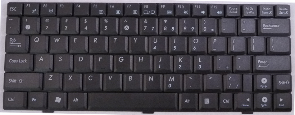 Asus EEE PC 904HD Keyboard