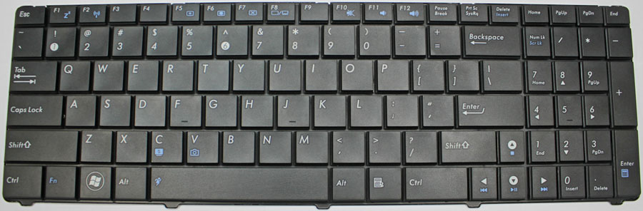 Asus K Series K60IJ-RBLX05 Keyboard