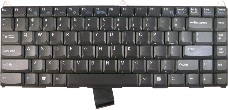 Sony PCG PCG-9P6L Keyboard