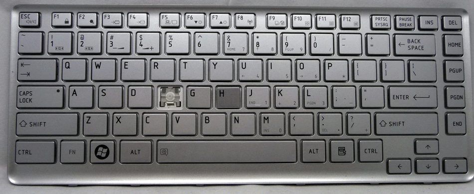 Toshiba Satellite T235D Keyboard