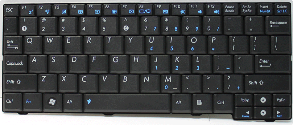 Asus EEE PC V091962AS1 Keyboard