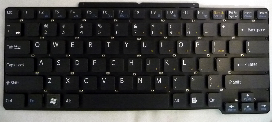 Sony PCG PCG-31113L Keyboard