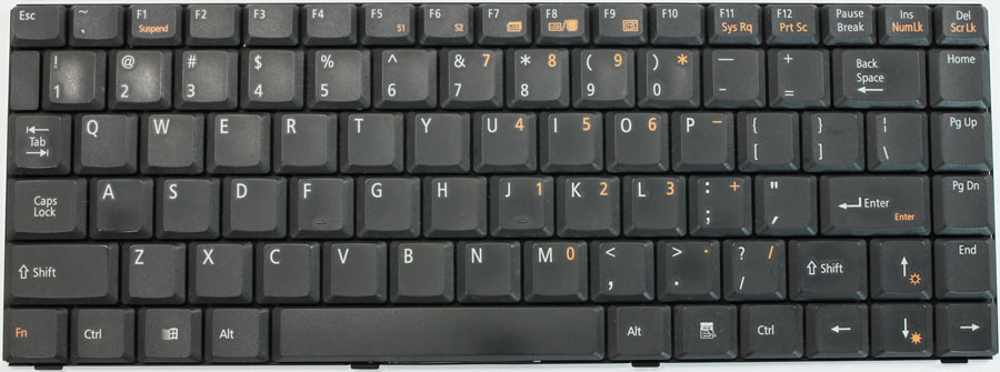 Asus L Series L8400 Keyboard