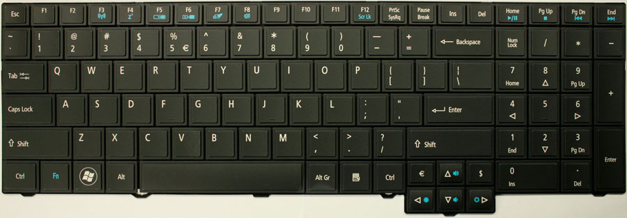Acer Travelmate 7750Z Keyboard